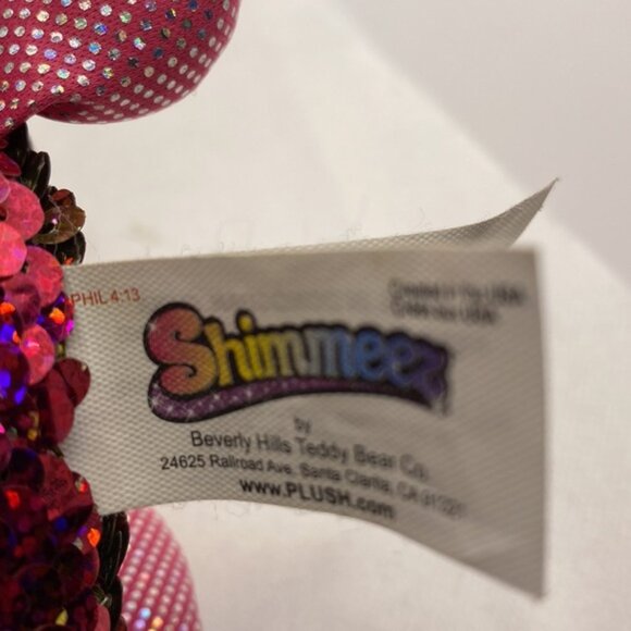 Shimmeez Pig Flip Sequins Stuffed Animal Toy 8” - Picture 4 of 9